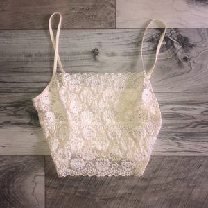 Lace crop top